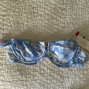 L SPACE CAMELLIA bikini top size small bathing swim suit NEW